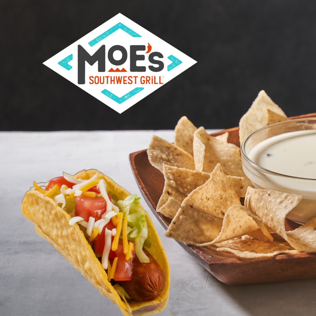 "Have you tried our latest menu addition: the hot dog taco?! We're calling it "The Tac-Dog" Starting today, April 1!"