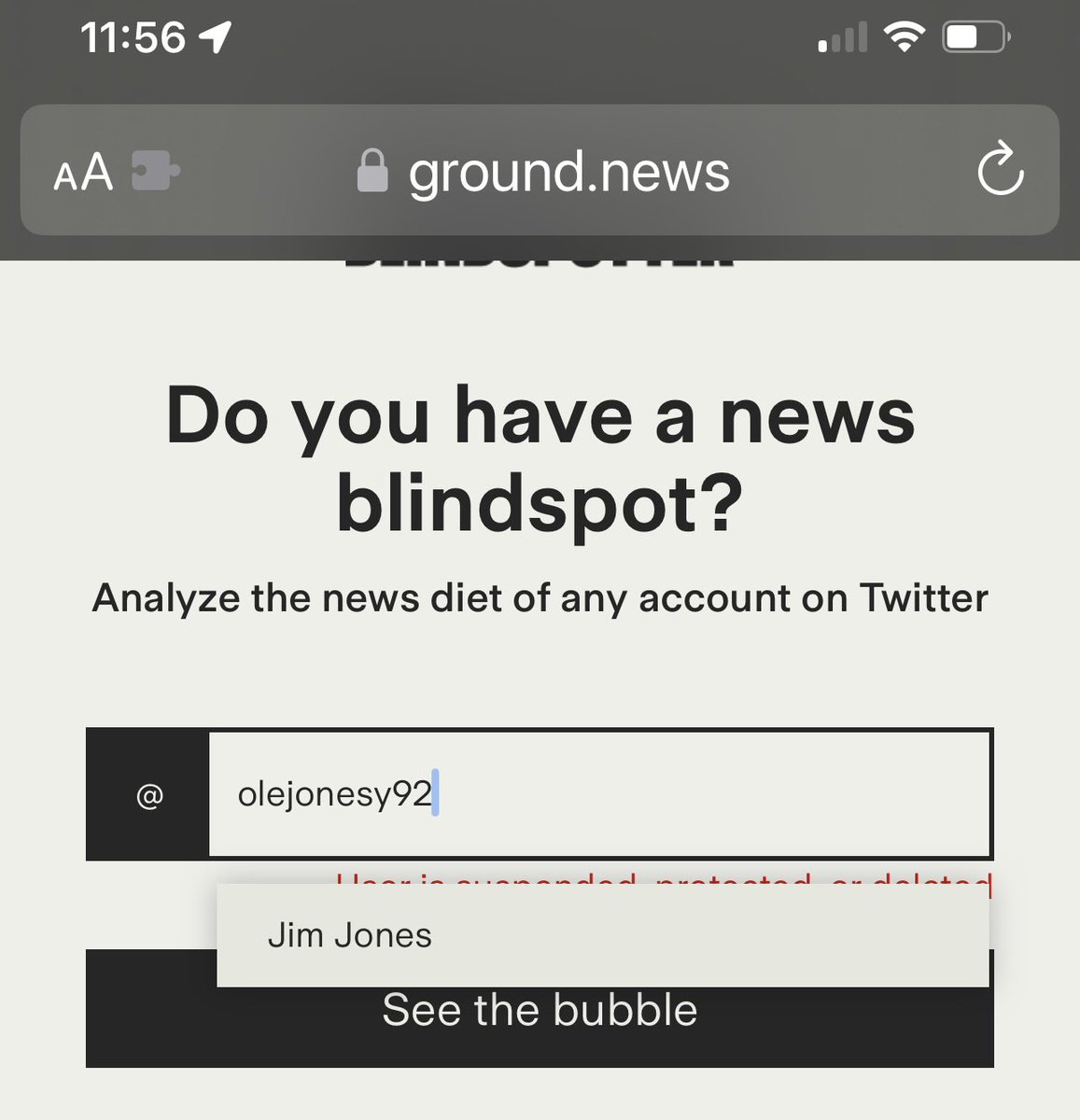 JaredLovering's tweet photo. @olejonesy92 @muckenfus @Mega_brat2001 @TrendingLiberal @BrKrass Seems strange that when I put your name into the app it won’t show your results- seems a bit hypocritical to accuse someone eise of hiding their bias while hiding yours. https://t.co/q8gHYYfI7A
