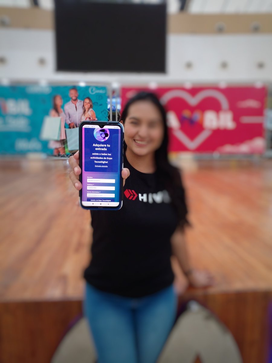 HiversB's tweet photo. Acompáñanos en el evento tecnológico más grande de la región. La  #ExpoTecnoDigital se realizará los días 14, 15 y 16 de abril en las instalaciones de @lidotel en Barquisimeto

La entrada es libre de costo, solo regístrate  aquí: 
https://t.co/DqMfGGzoEe
#HiveExpoBQTO
#Hive https://t.co/cCNX1Zahhq