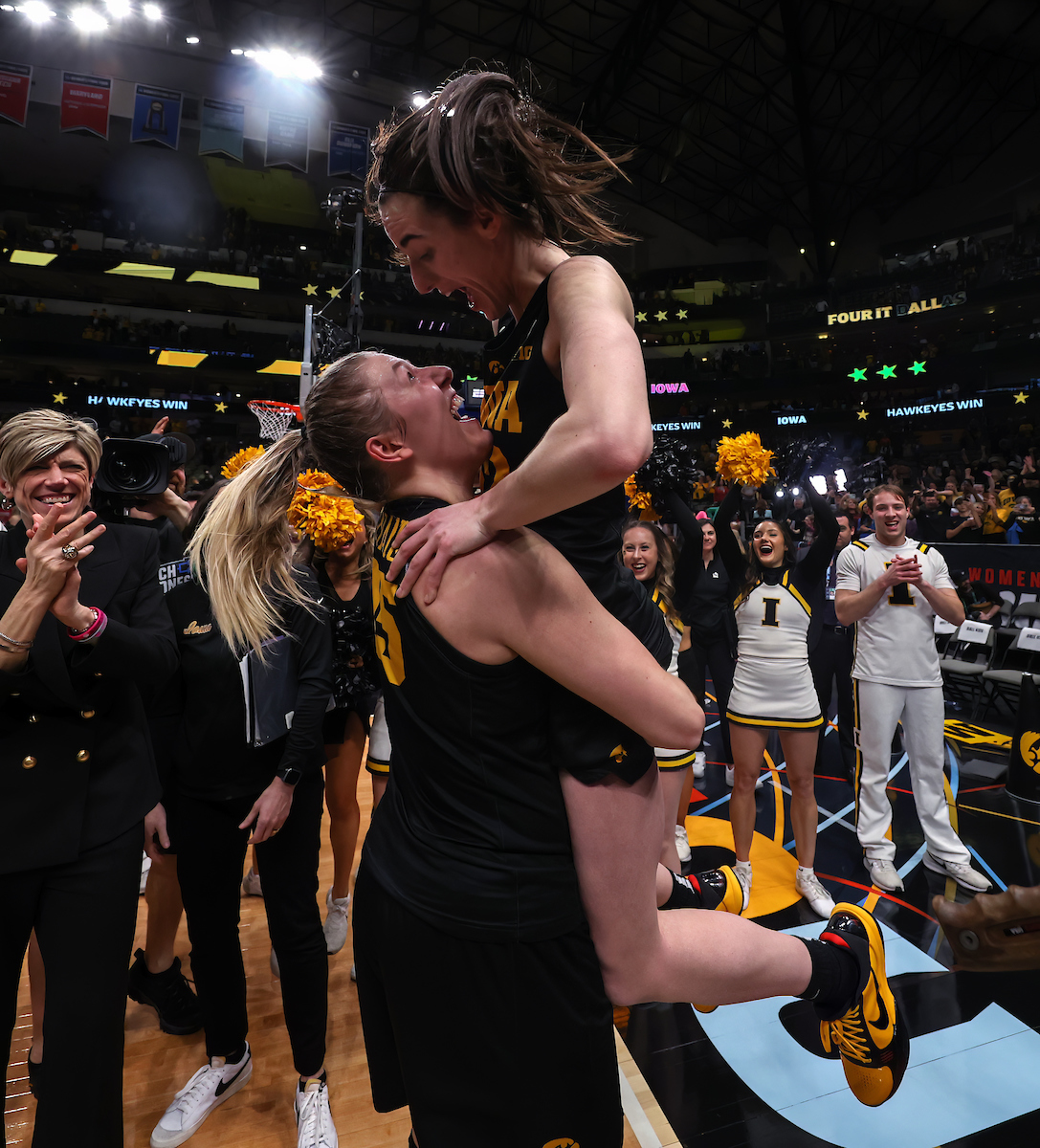 uiowa's tweet photo. When we woke up and realized it wasn't a dream. Go Hawks! https://t.co/LUDTqx1ae2