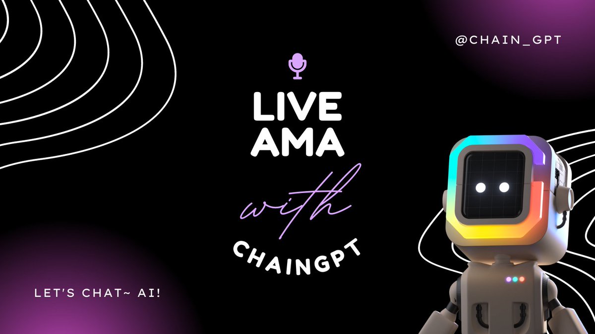Chain_GPT's tweet photo. 📣 ChainGPT AMA Tour
🎙 Speaker: Ilan Rakhmanov (CEO)
Tune-in and ask the team anything!
⏰ April 2, 10AM UTC - #KangarooCap
⏰ April 3, 12PM UTC - @Poolz__
⏰ April 3, 2PM UTC - @enjinstarter
⏰ April 4, 3PM UTC - @WePad_IDO
⏰ April 4, 5PM UTC - @SeedifyFund https://t.co/ywyGMmCUnf