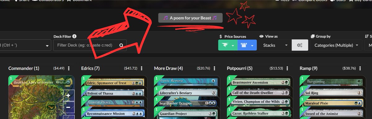 Archidekt tweet media