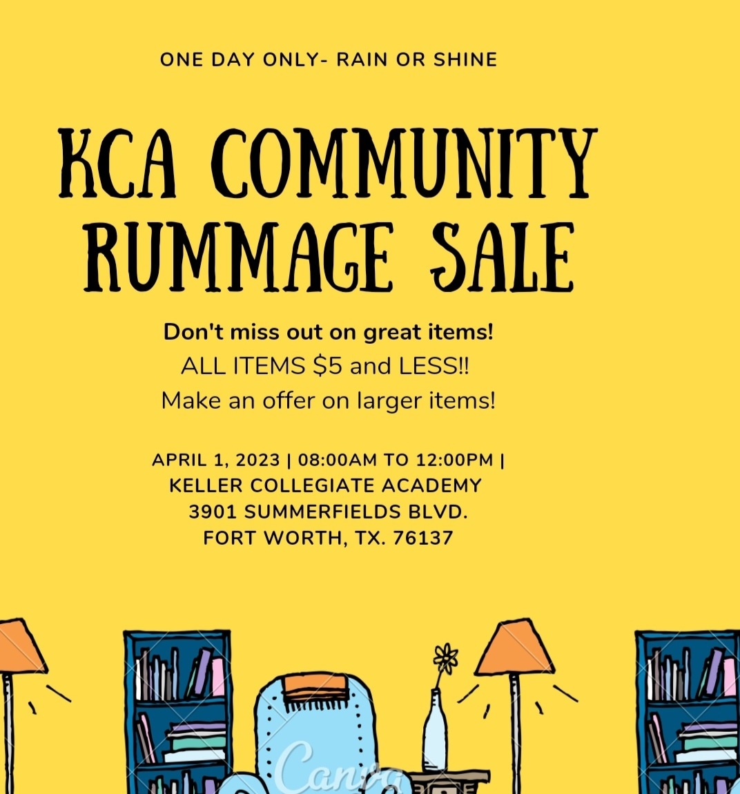 IT'S SAAAALLLLLEEEE DAAAYYY!
COME SUPPORT KCA 8-NOON