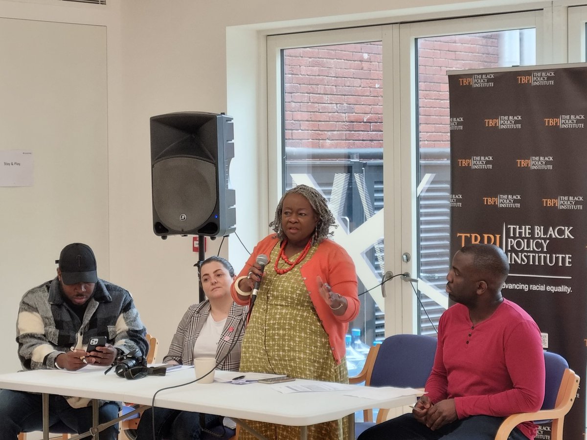 ValerieABossman's tweet photo. @JennetteArnold "For me, resilience is black resilience otherwise we wouldn't be here."
#TheBlackPolicyInstitute
#EmpoweringBlackcommunities
#PolicyStrategyForChange
#TBPIEvent #BlackResilience https://t.co/UtP4AN75im