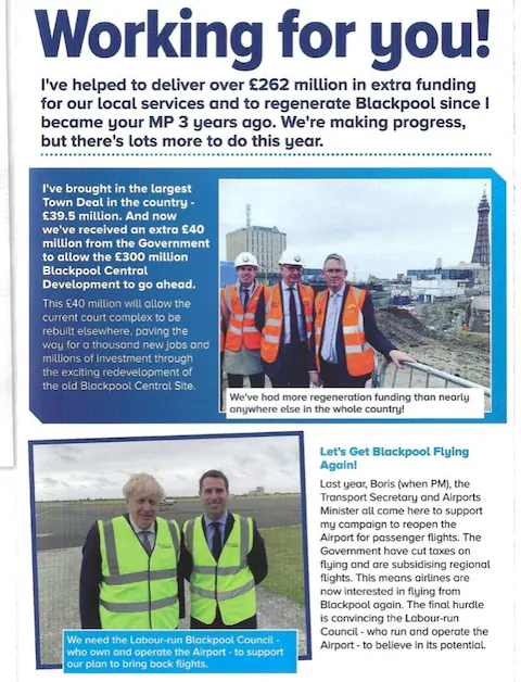 PolitlcsUK's tweet photo. 🚨 | NEW: Rishi Sunak has been WIPED from most of the Tory local election leaflets amid fears he will damage their chances

[@christopherhope] https://t.co/7qZZlvNJ8C