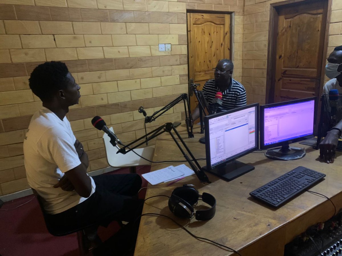ONOV_GMB's tweet photo. Today on another #show on our radio program we hosted @imboydarboe who is a lawyer and also from our joint partners in this project that is @Fantanka1 and @Charter70Gambia to take us through the linkages between constitutional drafting and the #Tjprocesses #peacebuliding https://t.co/oh33VC7YjS