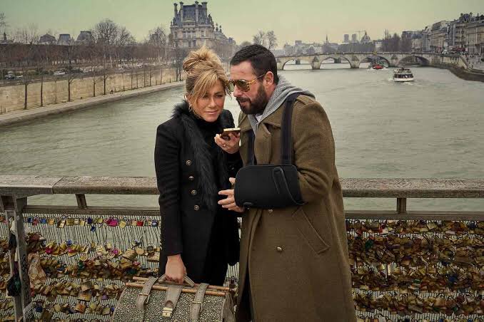 femmefetaled's tweet photo. Murder Mystery 2 (2023) - Favorite dynamic duo!!! These two does it again. Jennifer Aniston &amp; Adam Sandler bringing magic back to the screen. Love it!!! 🤍 https://t.co/uMsGdx3tvz