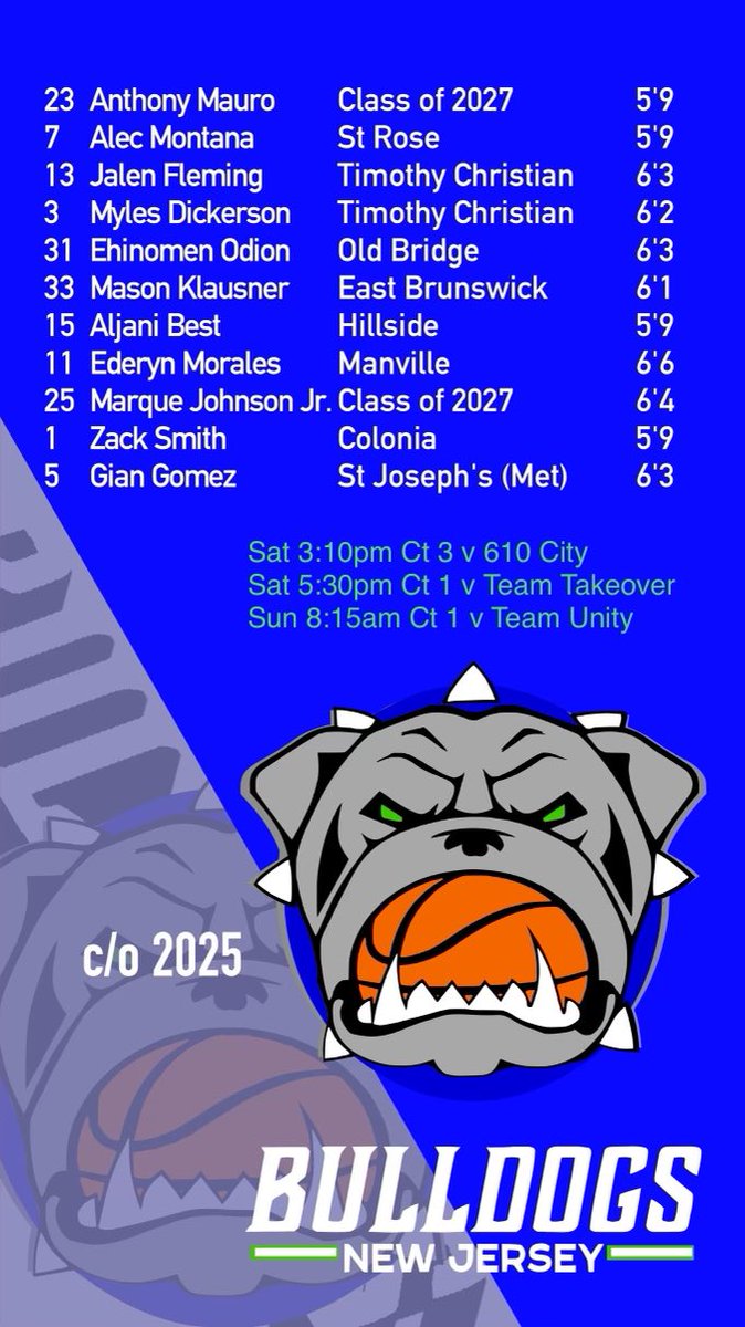 NJ Bulldogs AAU Basketball tweet media