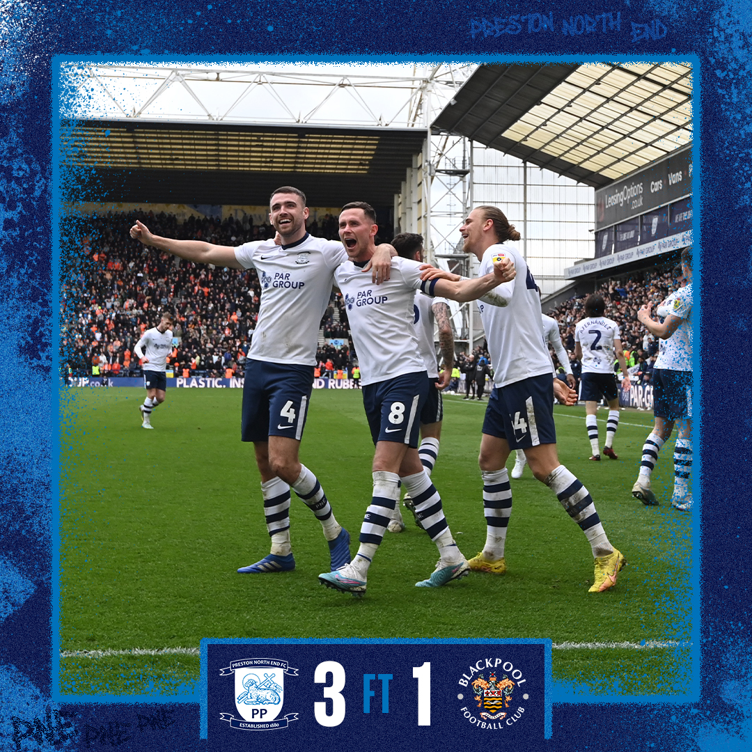 ⏱️ FULL-TIME: #pnefc 3-1 Blackpool

What a day at Deepdale 🤩