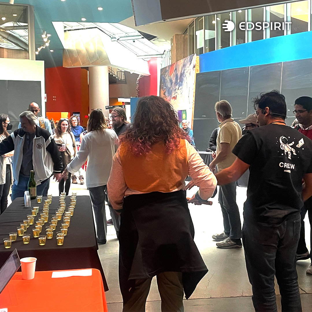 edSPIRIT_Tech's tweet photo. Here is the recap of day four at the Open edX Conference 2023;
Who said conferences couldn’t be fun? 🥂

#OpenedX #OpenedXConference2023 #edSPIRIT #MIT #Openlearning #Onlinelearning https://t.co/0Rw846z9r3