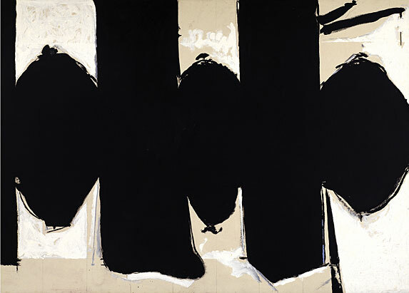Elegy to the Spanish Republic No. 110 #motherwell #robertmotherwell wikiart.org/en/robert-moth…