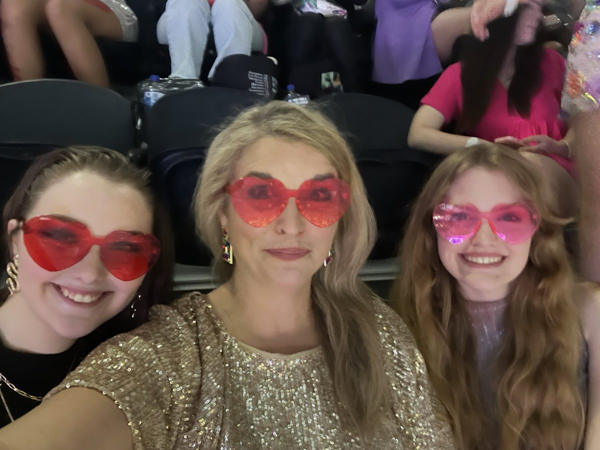 Crystal Brewer (@k8schcounselor) on Twitter photo 2013-I took them to their first concert- Red in Arlington. ♥️
2015-1989 in ATL 😎
2018- Reputation in NOLA 🐍
2023- we came back to Arlington for the #ErasTour. 🪩
IT WAS EPIC! Thank you <a href="/taylorswift13/">Taylor Swift</a> for all the unforgettable memories with my girls! #swifties 2013-I took them to their first concert- Red in Arlington. ♥️
2015-1989 in ATL 😎
2018- Reputation in NOLA 🐍
2023- we came back to Arlington for the #ErasTour. 🪩
IT WAS EPIC! Thank you <a href="/taylorswift13/">Taylor Swift</a> for all the unforgettable memories with my girls! #swifties