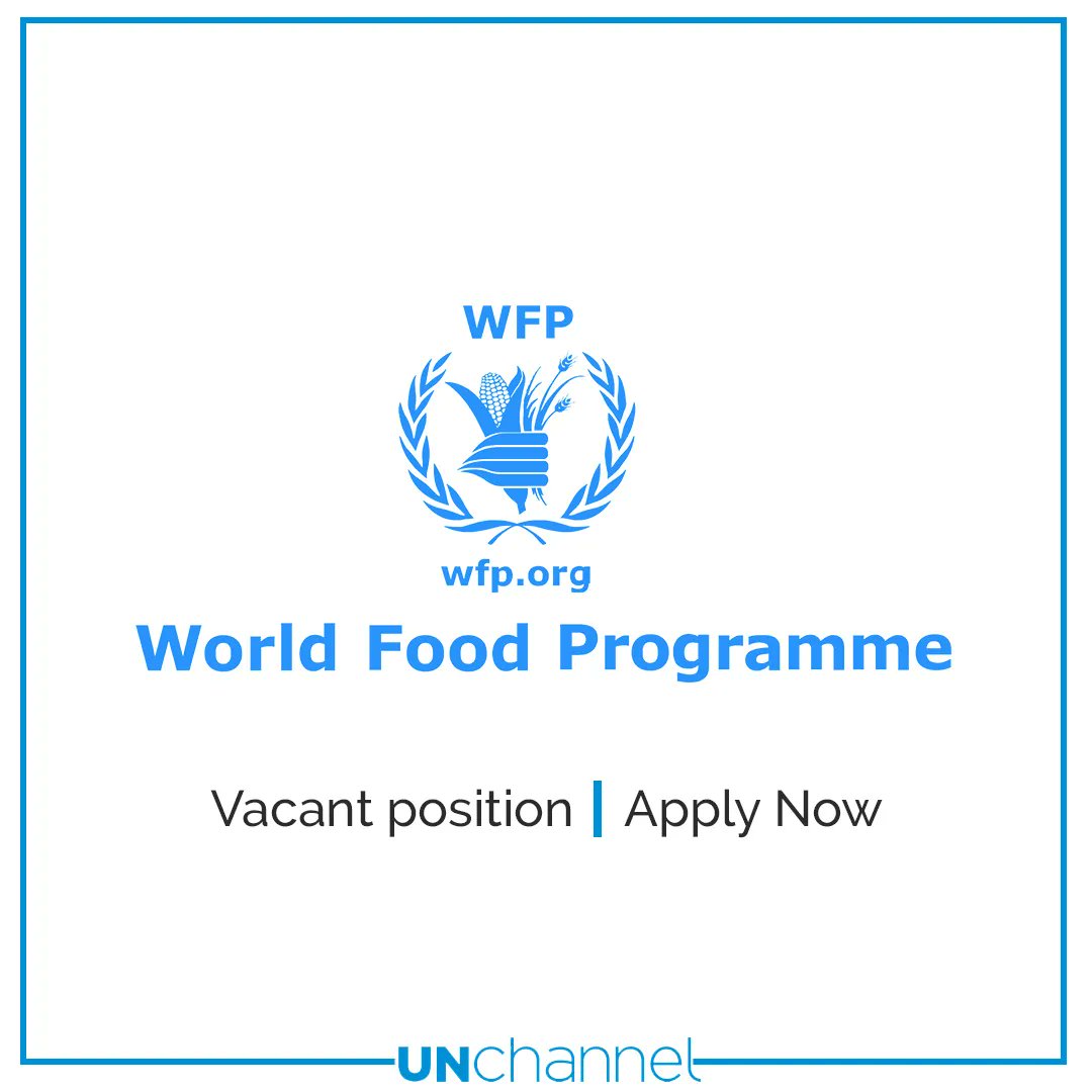 World Food Programme (WFP) announced new jobs for various positions, in different countries. You can find all job details and application procedure at:

➤ unchannel.org/organization-s…

#UnitedNations #unjobs #unitednationsjobs #unvacancies #UN #WorldFoodProgramme #WFP #WFPjobs