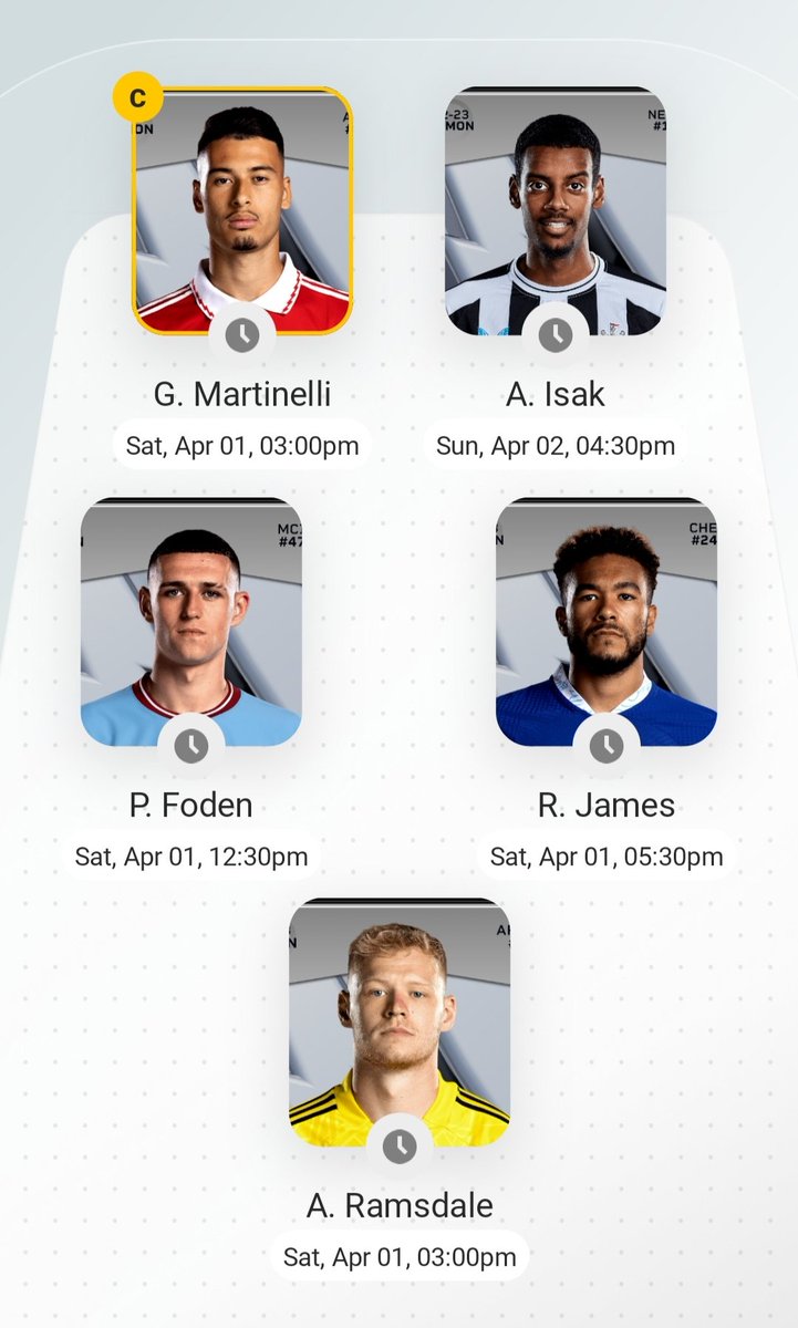 Giving <a href="/Sorare/">Sorare</a> a go. Here is our first team.