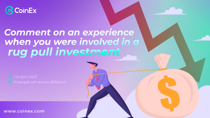 coinexcom's tweet photo. Special April Fools' Day event 2🤡 

Share your rug pull investment experience in the comments for a chance to win prize💰 

✅ Follow @coinexcom
✅ Like + Rt
✅ Comment your answers
✅ Join the CoinEx EN Telegram group: https://t.co/SNxKIaOHFF

#CoinEx #AprilFoolsDay https://t.co/MiNNiW2sUl