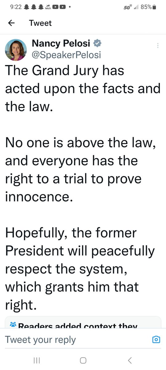 Impeach Pelosi! We are innocent until PROVEN guilty in the USA. We do not need to prove our innocence. She violated her oath to uphold the Constitution again!
#ImpeachPelosi