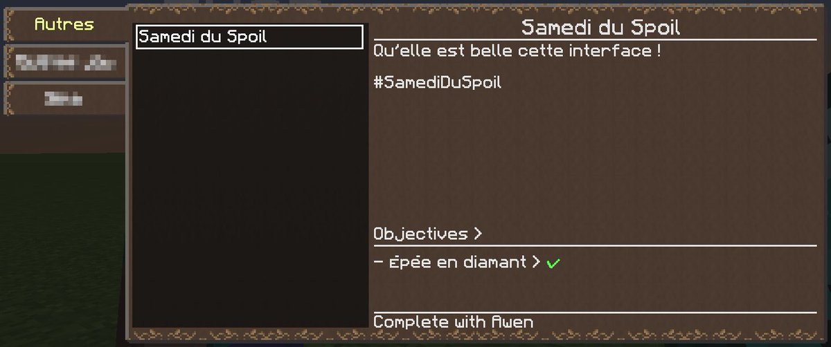 apotheios's tweet photo. Troisième partie de ce Samedi du Spoil exceptionnel ! 

"Afin d'augmenter l'immersion des joueurs, il nous semblait important de pouvoir proposer notre propre environnement visuel, comme illustré ici avec les interfaces de quêtes. Adieu les interfaces tristes et grisées !" https://t.co/a5BOfVi8A1