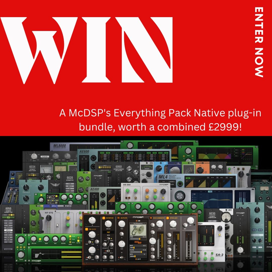 soundonsoundmag's tweet photo. We’ve teamed up with @McDSP_PlugIns  to offer you the chance to win the company’s flagship software bundle, the Everything Pack Native worth £2999 

Visit https://t.co/nCRSI360ku by Friday 7th April 2023

#Win #competition #mcdsp #plugins #software #recording #EQ #pluginbundle https://t.co/ffjuRfoEv1