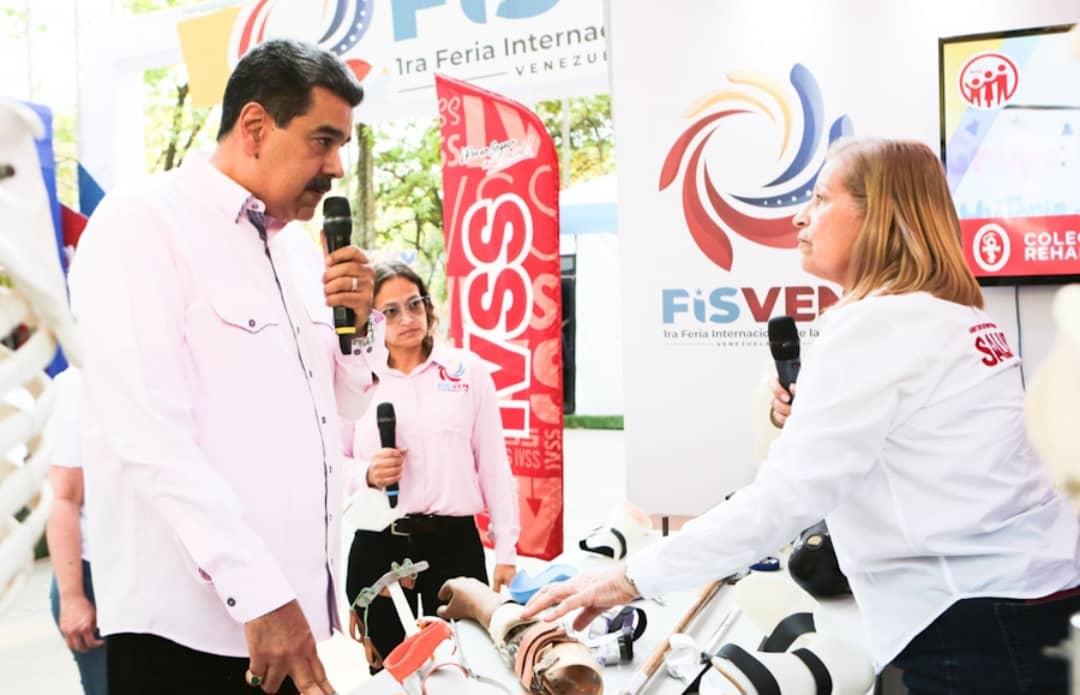 #MPPS || La Feria Internacional de la Salud Venezuela 2023 , #FisVen2023, culminó con total éxito y la participación de nuestro presidente <a href="/NicolasMaduro/">Nicolás Maduro</a>

#JuntosPorCadaLatido
#OfensivaMoral
<a href="/Gabrielasjr/">Gabriela Jiménez</a>
<a href="/MagaGutierrezV/">Magaly Gutiérrez Viña</a>