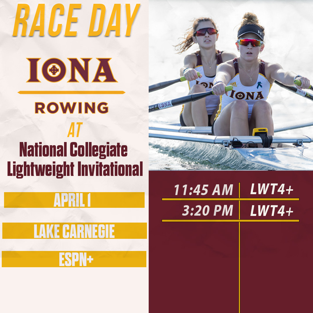 Good luck to <a href="/Iona_U_Rowing/">Iona Rowing</a> competing at the National Collegiate Lightweight Invitational today!

📺: icgne.ws/IURowing

#GaelNation