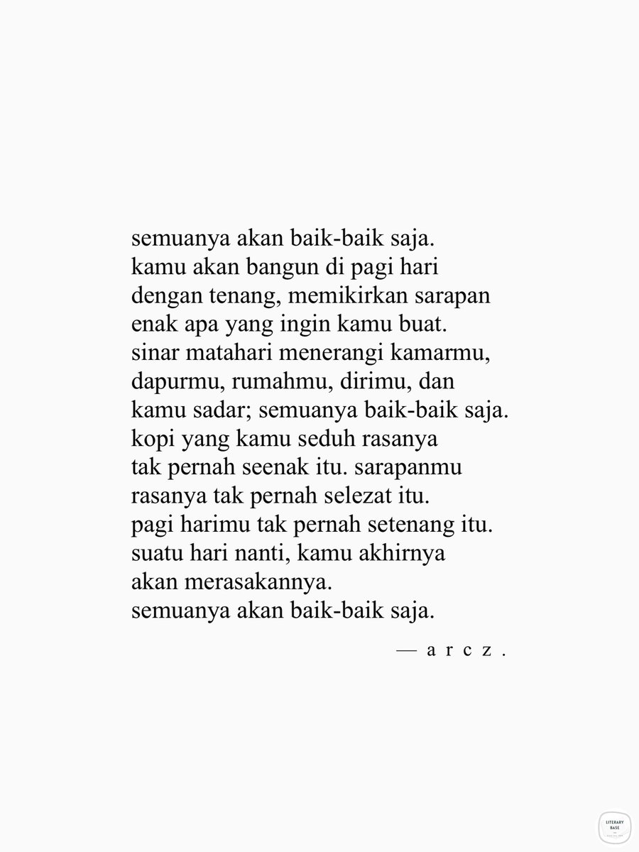 literarybase's tweet photo. karya | semuanya akan baik-baik saja. https://t.co/1d4xOc9zXA
