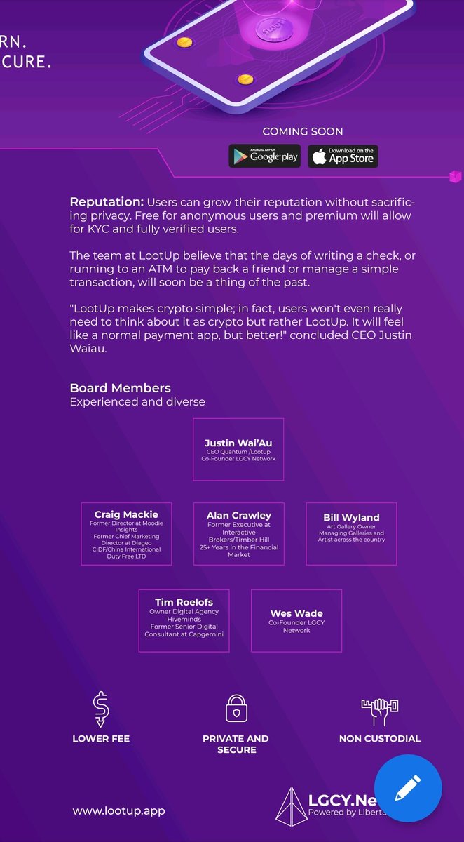 BAPraetorian's tweet photo. $LOOTUP @LootUpAppFDN has only 95 holders atm, that's crazy when you look at the team and realize they are already working on their product for years now. $LGCY $LOOT $USDL If you ask me this is a #unicorn 🦄 in the making! https://t.co/ShwQWe1gt2
