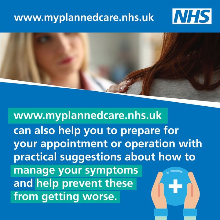NHS Birmingham and Solihull on Twitter "Did you know that My Planned