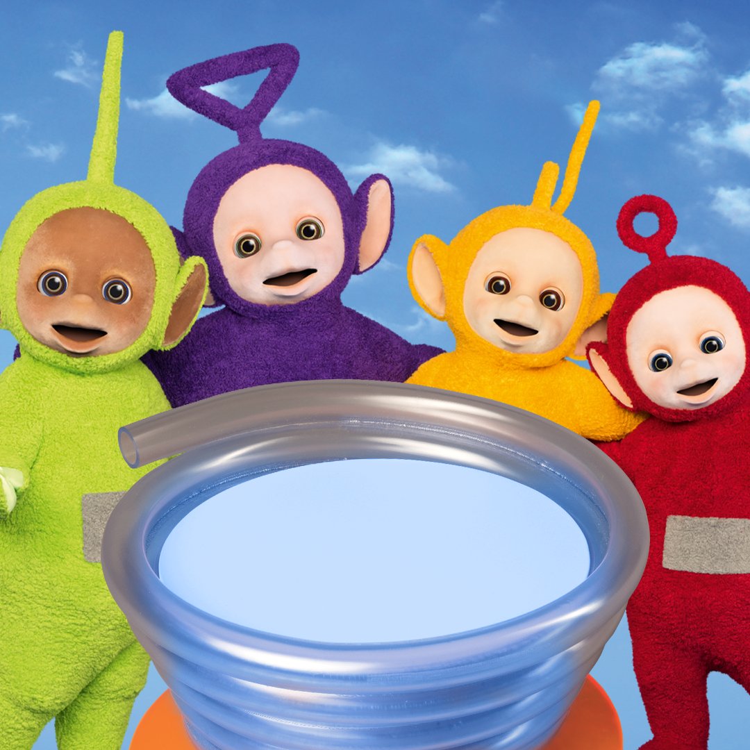 It's time to shake things up in Teletubbyland! Check out our new BLUE Tubby Custard. 💙