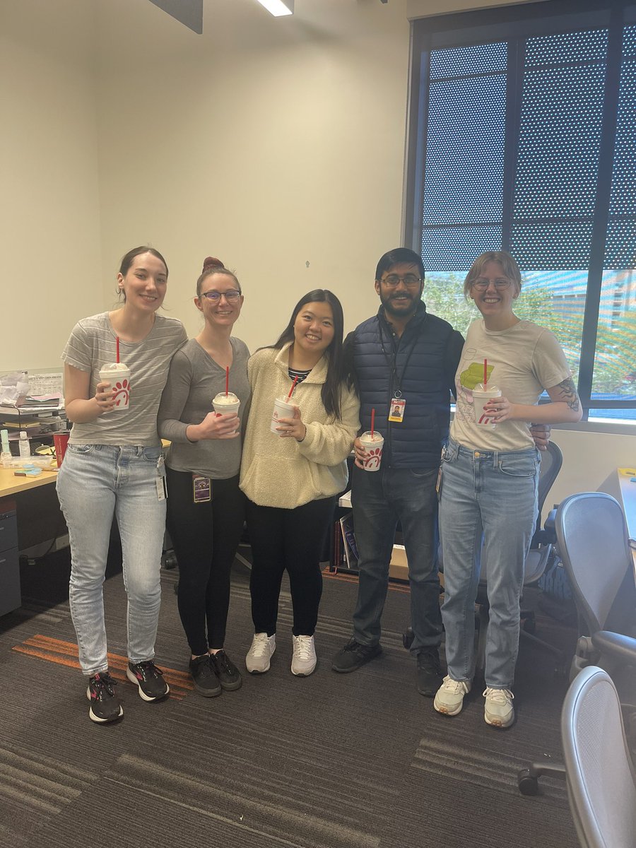 Kyle F. Biegasiewicz (@kfbchem) on Twitter photo Congratulations to KFB Lab undergraduate @hyungjilee00 on a successful thesis defense! It called for a full round of Cookies and Cream milkshakes from <a href="/ChickfilA/">Chick-fil-A, Inc.</a>! We have the best celebration requests! Congratulations to KFB Lab undergraduate @hyungjilee00 on a successful thesis defense! It called for a full round of Cookies and Cream milkshakes from <a href="/ChickfilA/">Chick-fil-A, Inc.</a>! We have the best celebration requests!