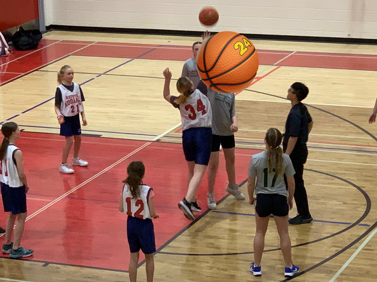 Here we go! Our gr 5/6 girls set to begin their tournament this afternoon - go Kodiaks!!