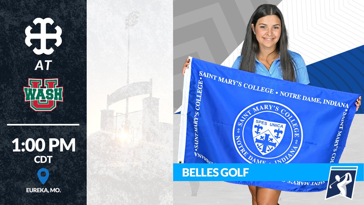 Tournament day ONE! Golf competes in the WashU Spring Invite starting at 1pm CDT today!

📊- results.golfstat.com//public/leader…

#GoBelles | #BelleYeah
