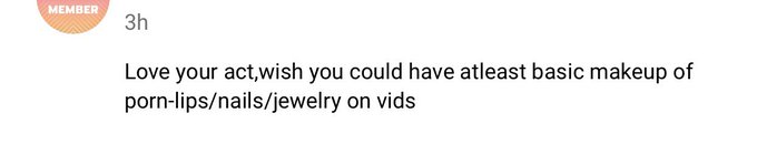 Not the first time this guy has told me this&mdash;why would you watch an independent creator whose whole shtick