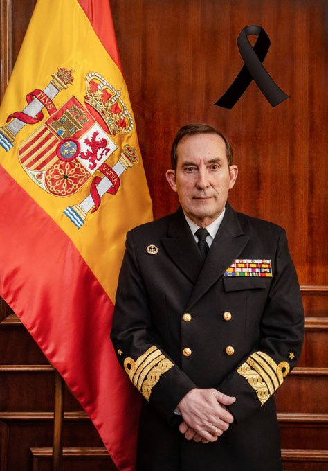 adalede1's tweet photo. Desde ADALEDE lamentamos profundamente el fallecimiento del Almirante Jefe del Estado Mayor de la Armada, Antonio Martorell Lacave. Queremos transmitir nuestras más sentidas condolencias a su familia y a toda la Armada española  🇪🇸 @Armada_esp https://t.co/swve5ZQ6ud