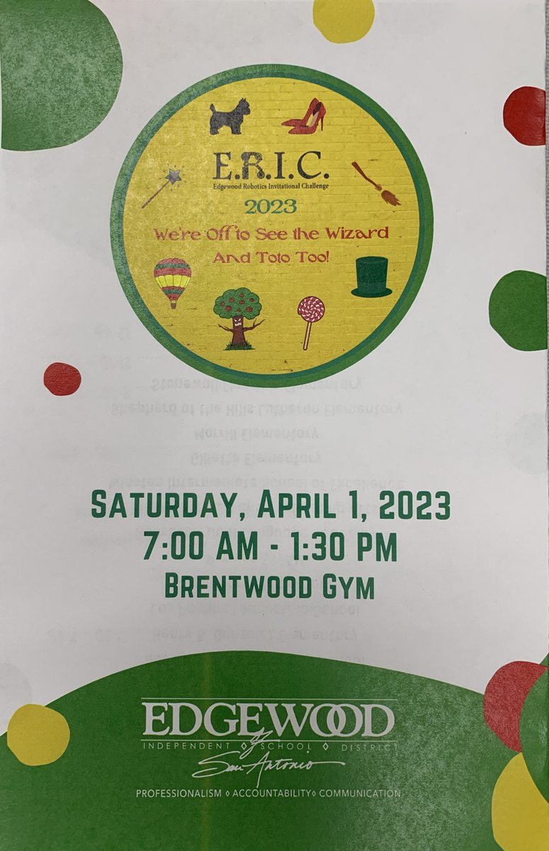 Daniel H. Lugo (@danielhlugoeisd) on Twitter photo 3rd grader Mia Orzabal from <a href="/LasPalmasEISD/">Las Palmas Elementary</a> kicked off today’s E.R.I.C. at <a href="/Brentwood_STEAM/">Brentwood STEAM School of Innovation</a> by performing our National Anthem. Outstanding performance by a rising star from <a href="/EISDofSA/">Edgewood ISD</a>
<a href="/Innovate_EISD/">Edgewood ISD Innovation</a> 3rd grader Mia Orzabal from <a href="/LasPalmasEISD/">Las Palmas Elementary</a> kicked off today’s E.R.I.C. at <a href="/Brentwood_STEAM/">Brentwood STEAM School of Innovation</a> by performing our National Anthem. Outstanding performance by a rising star from <a href="/EISDofSA/">Edgewood ISD</a>
<a href="/Innovate_EISD/">Edgewood ISD Innovation</a>