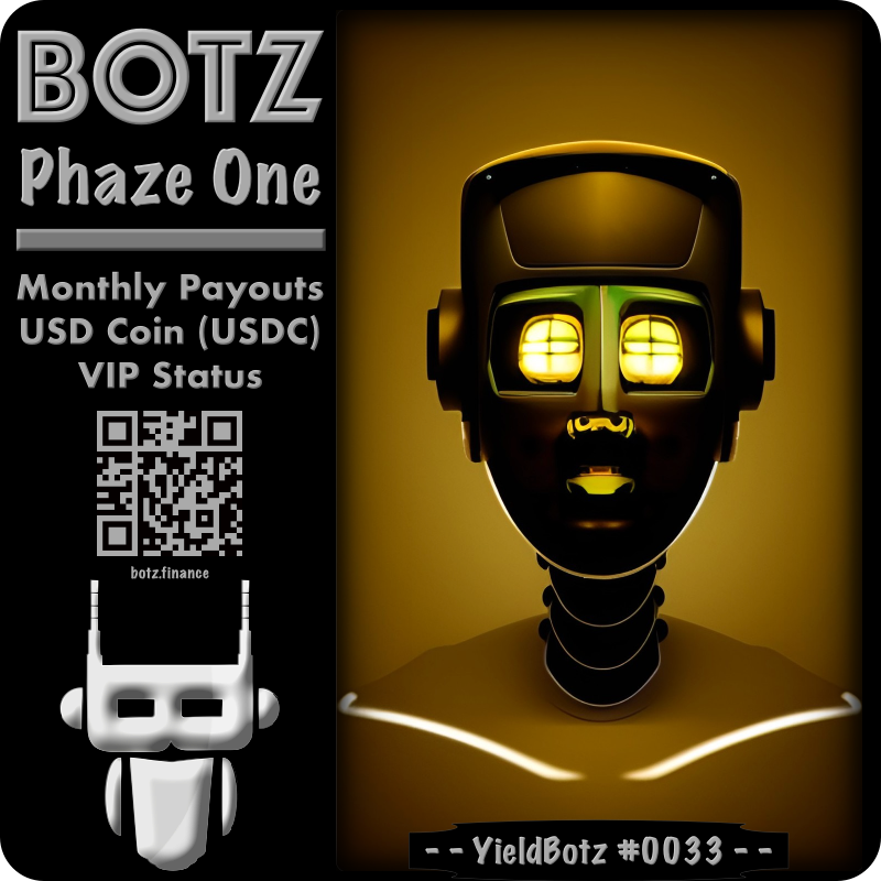 BotzFinance's tweet photo. Record Payday! BOTZ NFT holders just received an incredible 56% income increase over our previous best month. What is your NFT paying you? #BOTZ #YieldBotz https://t.co/OXhVIEHR0I