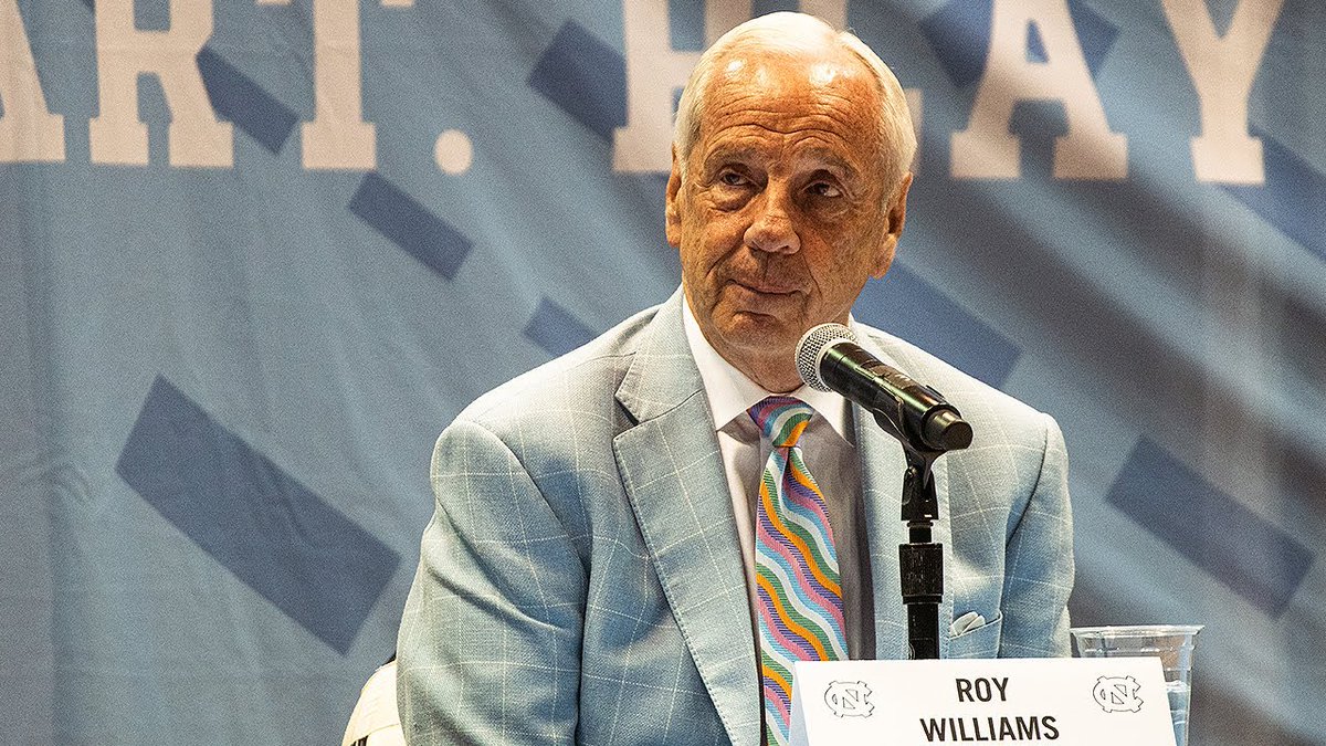 KeepingItHeel's tweet photo. Two years ago today, Roy Williams announced his retirement from coaching. https://t.co/yrKUQt0M91