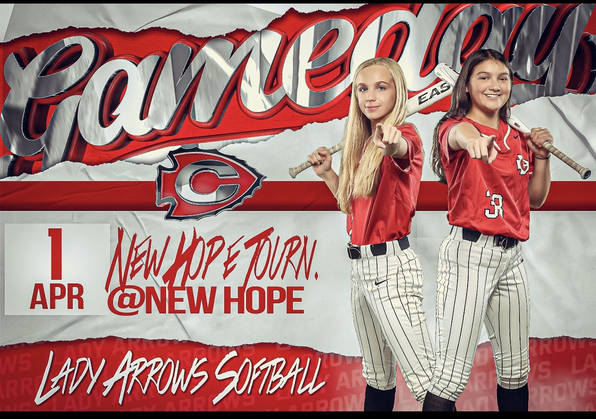 LadyArrowSB's tweet photo. ITS GAMEDAY! The Lady Arrows hit the road to Columbus, MS to take on Hatley @12:00 and New Hope @4:00. It’s a great day to hit the road and watch some Arrow Softball!! #arrownation #arrowstrong #asalwaysgoarrows https://t.co/xuDrq5NXfX