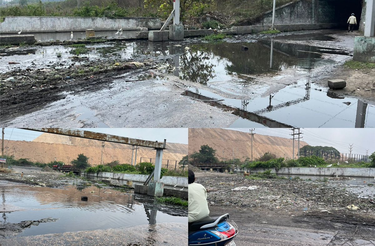 HamaraGDK's tweet photo. Enthomandhi Employees Ki Unna Oke Oka route idhi Ee Drainage Water valla chala ibbandhi padthunnaru.Summer Lo ne ila unte varsha Kaalam lo inka dangerous ga Untadi.Knchm Ee Problem ni thondarga ga solve Chesthe Baguntadi. @korkantichander @MC_Ramagundam @PRO_SCCL @Collector_PDPL https://t.co/HazxQQJzBq