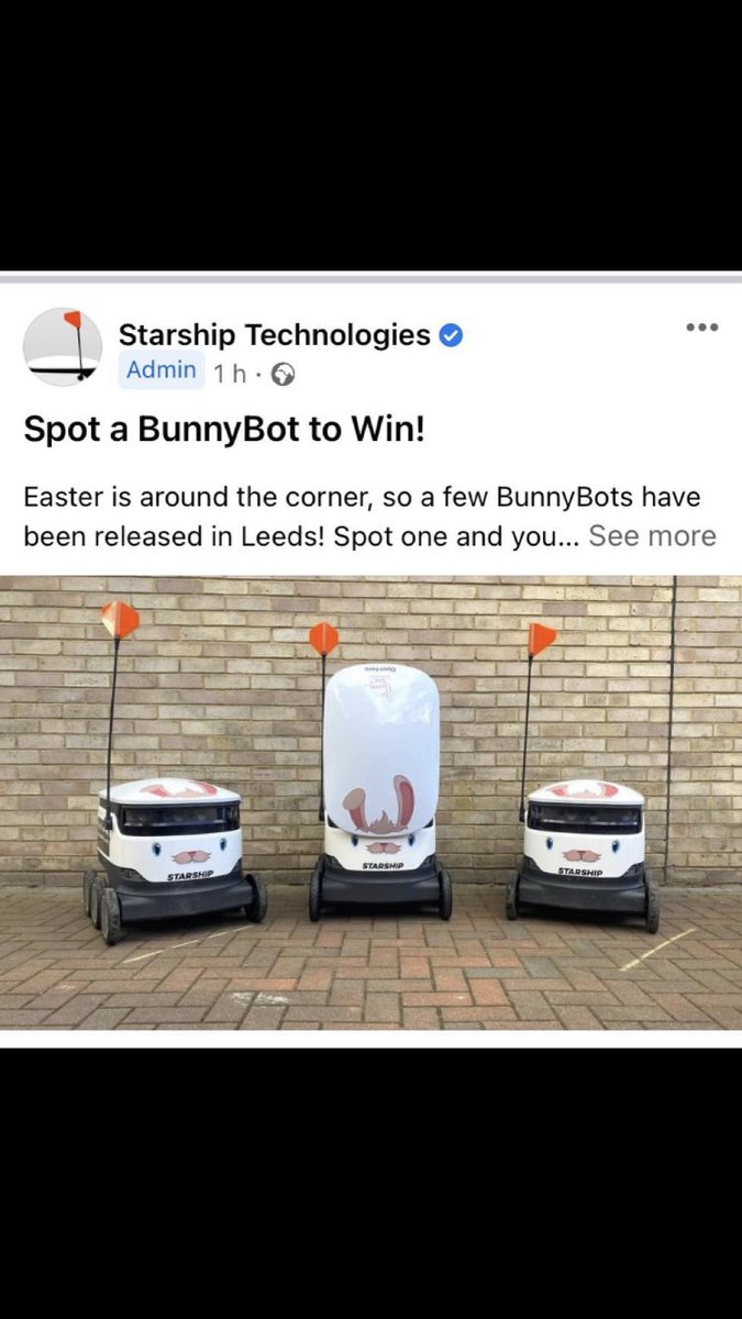 Jonatha37729773's tweet photo. All set going into Easter week at coop Adel 🙌🙌 Why not order from our starship robots to keep the kids happy over the break? #TeamAdel @nicolabarwick35 @edhowe16 @KateGraham03 https://t.co/NGbkqbZWkt
