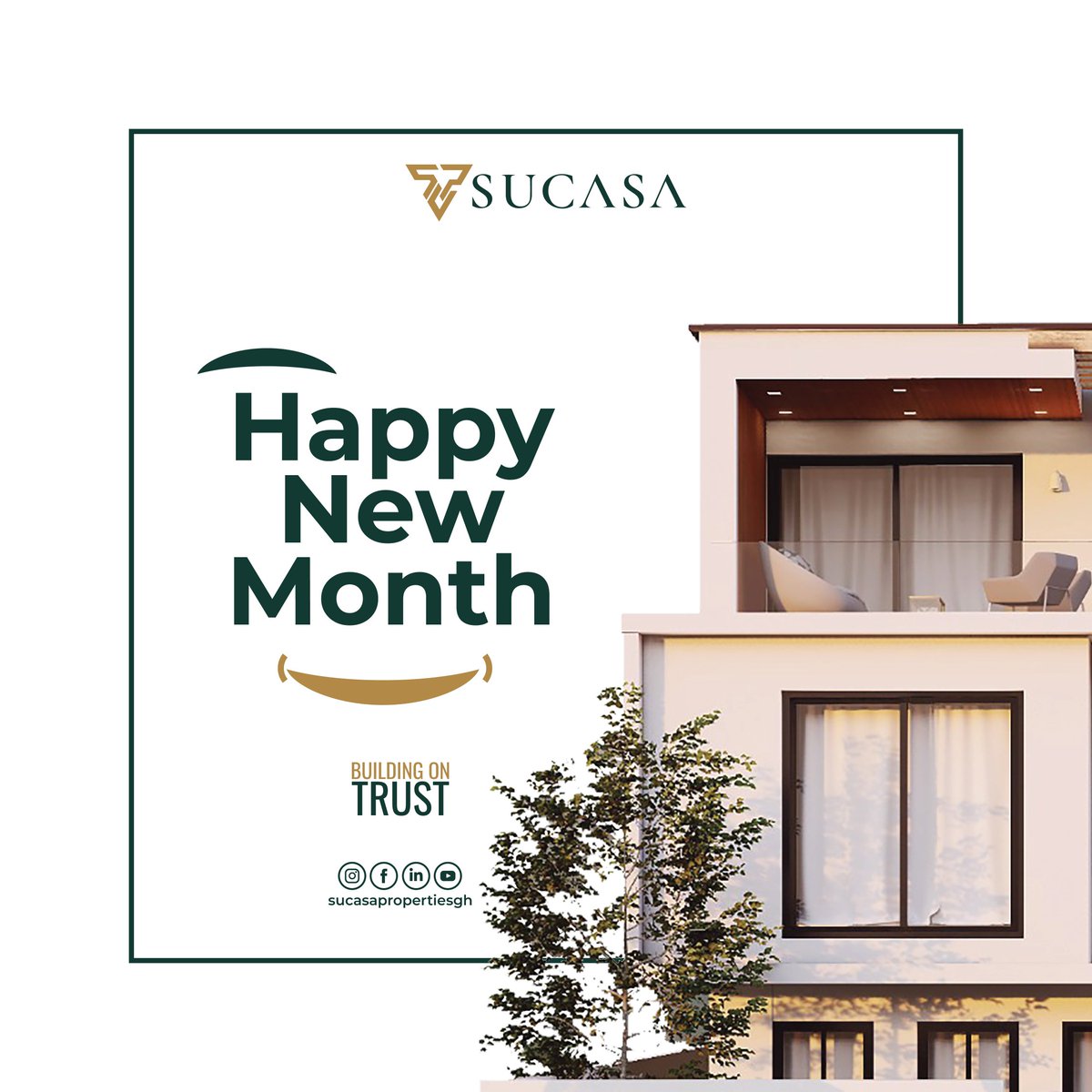 SucasaPropgh's tweet photo. In this new month, we are all happy to let you know that it has been an amazing month of profitable relationships between you and our organisation. We are grateful for your continued patronage and wish you a very happy new month.

#sucasa #Diaspora #ghana #wodemaya #motherland https://t.co/KYKK256cOt