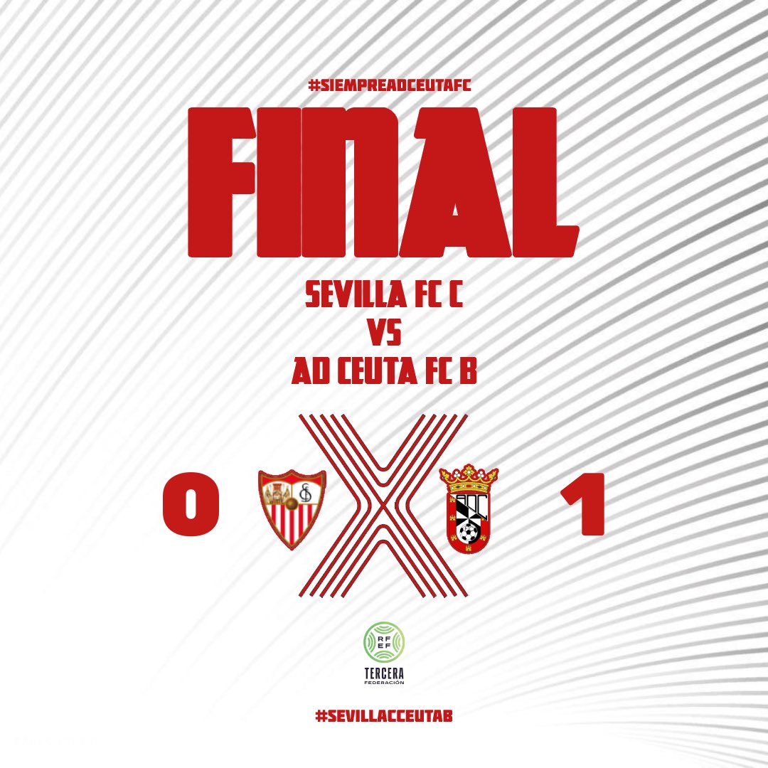 ADCeuta_FC's tweet photo. ⏰ 90’ |0-1| 

FINAL DEL PARTIDO ‼️

FINAL FINAL FINAAAAAAAL 

Los 3 puntos se los llevan nuestros cachorros 🐺✅

¡Qué gran partido de nuestro filial, enhorabuena! 🤩

¡¡¡Paso a paso para conseguir el objetivo!!! 🎯

#SiempreADCeutaFC ⚪️⚫️ https://t.co/sqQ3VT7PbJ