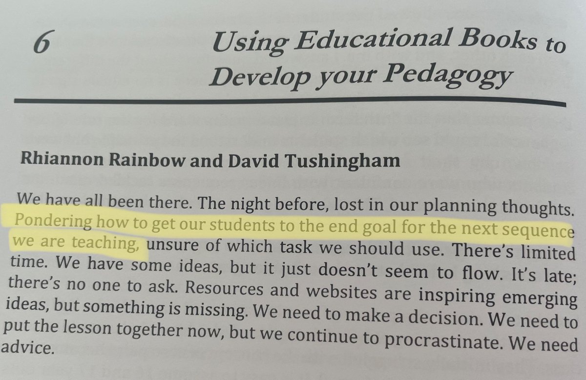 Arithmaticks's tweet photo. Another similarity to my own chapter and @becatherfold’s here from @Noni_Rainbow and @DaveTushingham. Sometimes this survival mode is what we fall into, I think. But the PD from reading and discussing ideas is the tonic. #AnotherThing https://t.co/xkxPtr6YYY