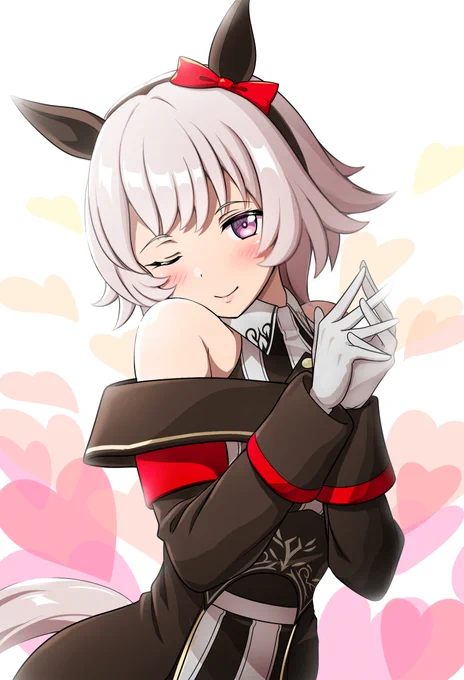 ウインク差分!#カレンチャン #ウマ娘プリティーダービー 