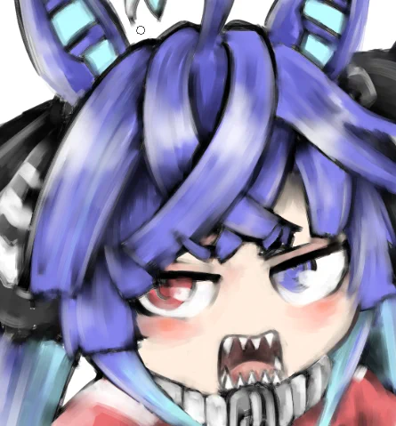 こってりした絵描き途中 