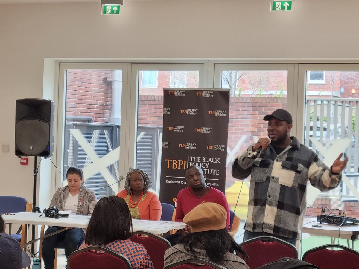 ValerieABossman's tweet photo. @JamelCarly "There are small steps that we can make with policy, starting with our children at early learning."
#TheBlackPolicyInstitute
#EmpoweringBlackcommunities
#PolicyStrategyForChange
#TBPIEvent #Inspirational #EarlyLearning https://t.co/c5GMOAYcrl