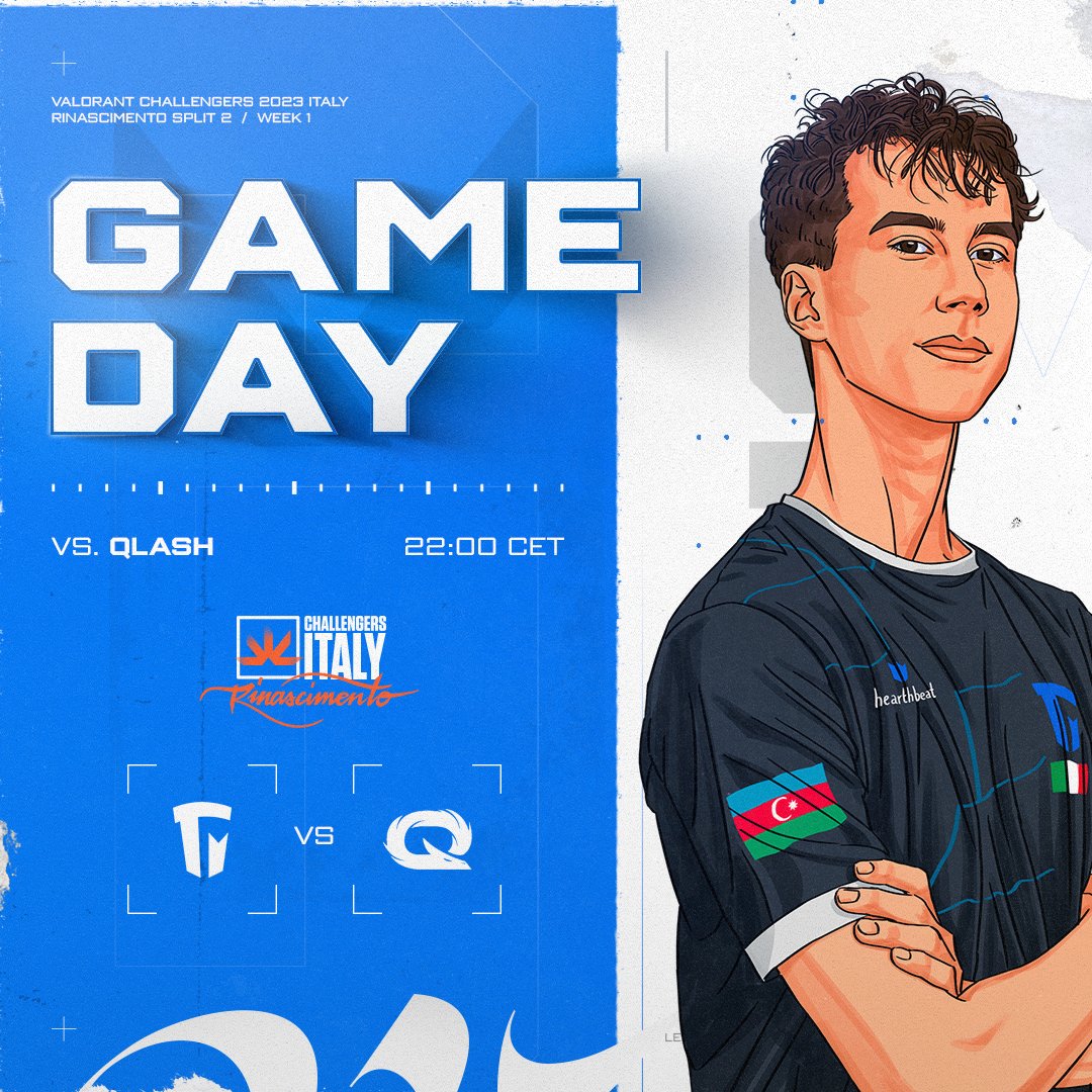 GMTesports's tweet photo. New split, new recipes ๐ช
๐ 22:00 CET
๐ @QLASH_Esports
๐บ ๐ฎ๐น https://t.co/fil1YTF945
#VALrinascimento #Sognatori #GoGoGMT https://t.co/y81afZzIg3