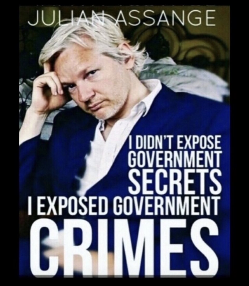 truthtomeCh's tweet photo. @TCB583 Every time we witness an injustice and do not act, we train our character to be passive in its presence and thereby eventually lose all ability to defend ourselves and those we love. In a modern economy it is impossible to seal oneself off from injustice
-Assange
#FreeAssangeNOW https://t.co/6hpvmIsX2G