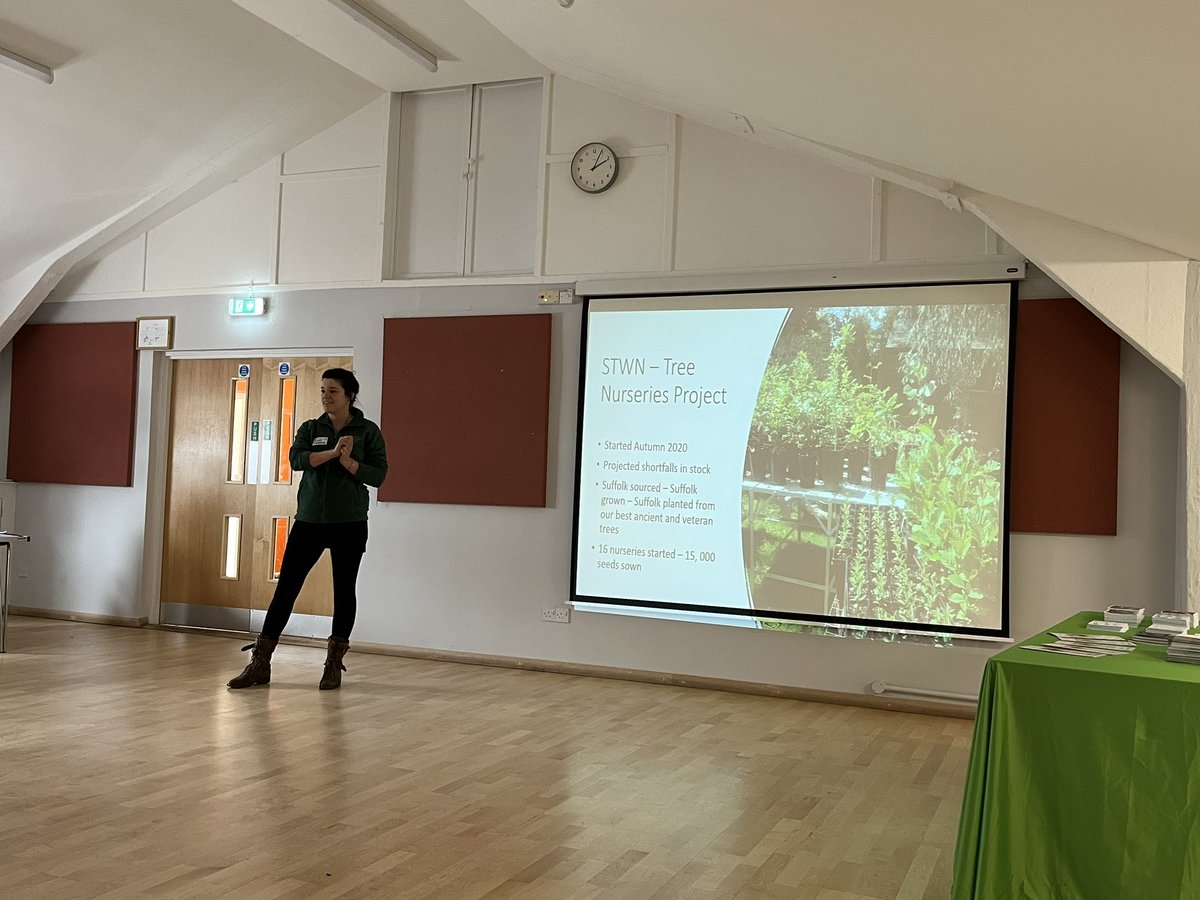 SuffolkTrees's tweet image. Our AGM Fe Morris leads on our #CommunityTreeNurseries