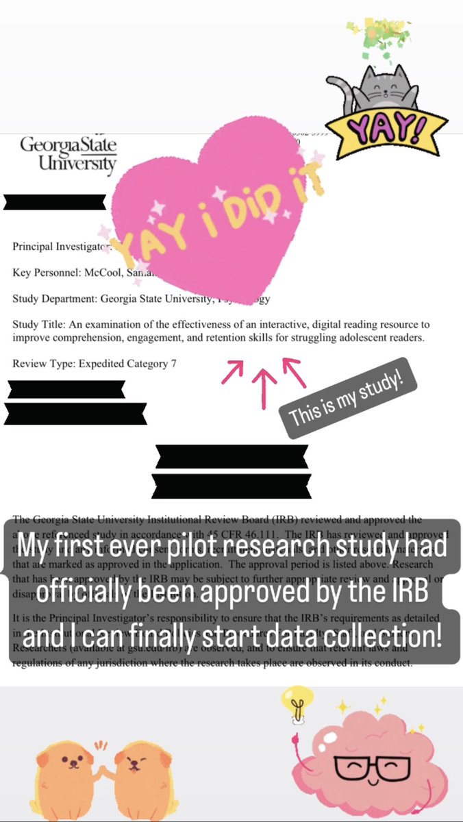 After 6 months pf planning, and 7 rounds of edits- my first pilot study has been approved by the IRB! <a href="/PhDVoice/">PhD Voice - Independently Run</a>