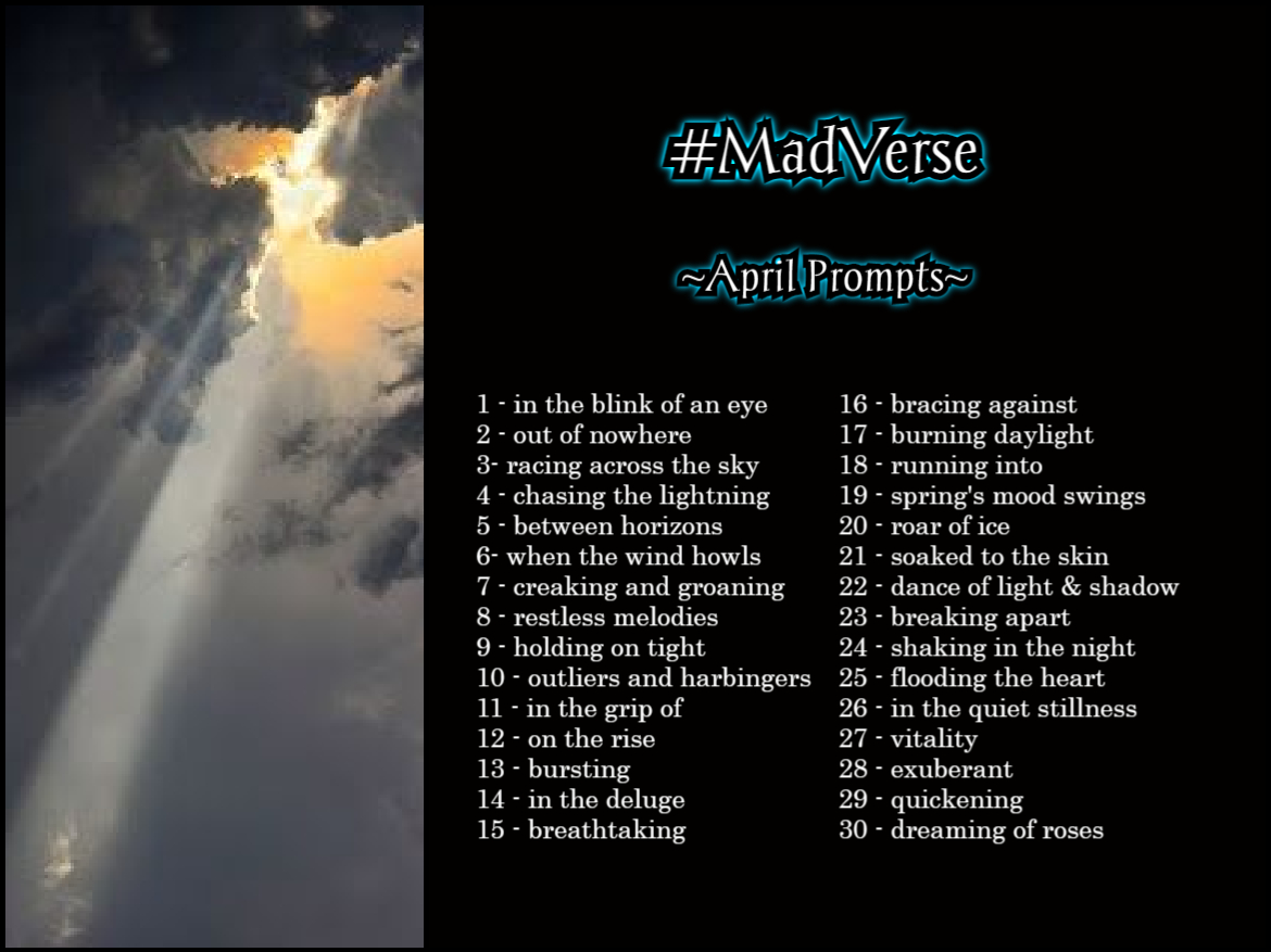 Here you go #inkslingers - the April prompts for #MadVerse